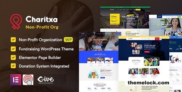 Charitxa v1.0 - Multipurpose Nonprofit WordPress Theme