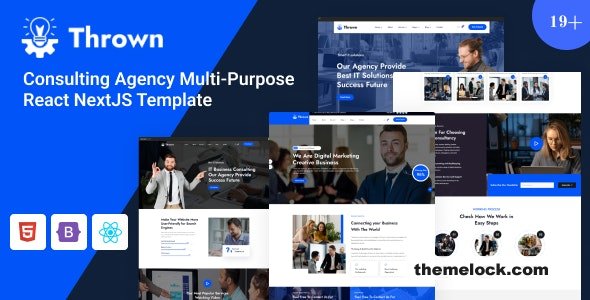 Thrown - Business Consulting Agency Multi-Purpose React NextJS Template