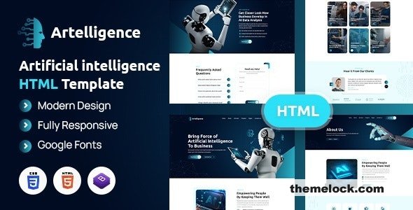 Artelligence - AI & Robotics HTML Template