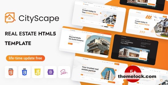 CityScape – Real Estate HTML Template Multipurpose