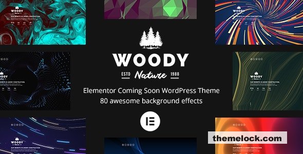 Woody v6.0.0 - Elementor Coming Soon WordPress Theme