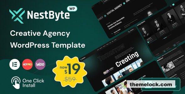 Nestbyte v1.1 - Creative Agency and Startup WordPress Theme