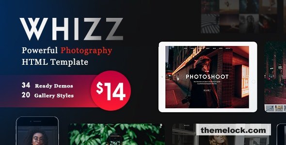 Whizz v1.0.2 - Photography Template