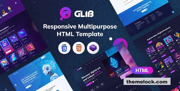 Glib - Responsive Multipurpose HTML Template