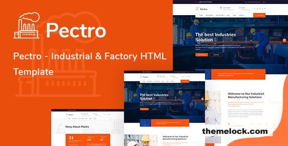 Pectro - Industrial & Factory HTML Template