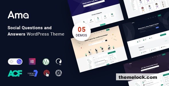 AMA v1.4.0 - bbPress Forum WordPress Theme with Social Questions and Answers