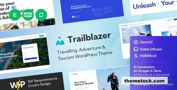 Trailblazer v1.0 - Travel Theme + AI