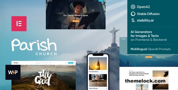 Parish v1.0 - Church, Religion & Charity WordPress Theme