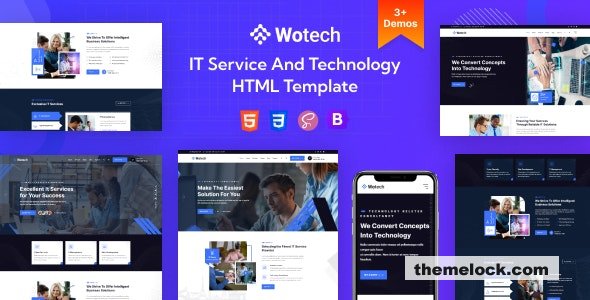 Wotech - IT Service And Business HTML Template