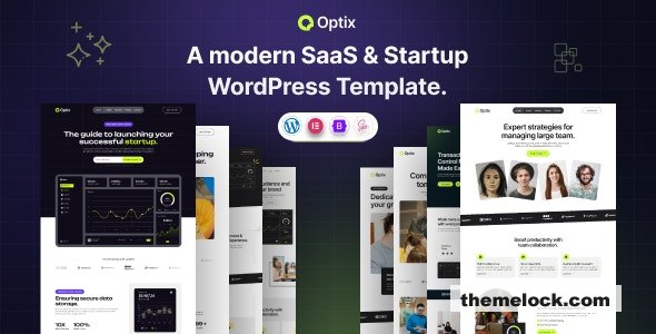 Optix v1.1.0 - SaaS & Startup WordPress Theme