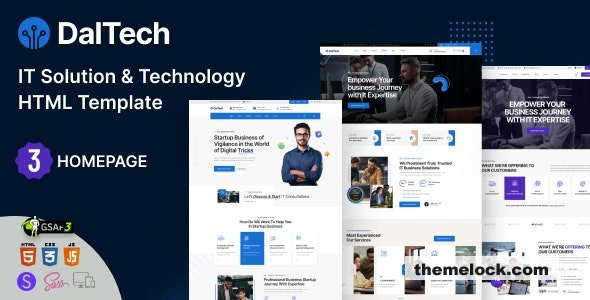 Daltech - IT Solution and Technology HTML Template