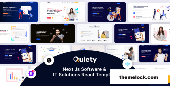 Quiety v3.5.0 – Nextjs Software & IT Solutions Template
