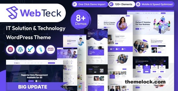 Webteck v1.0 - IT Solution and Technology WordPress Theme