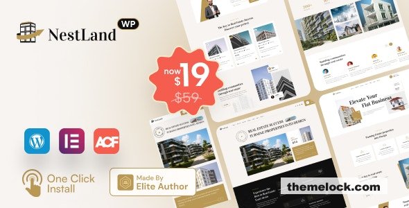 NestLand v1.0.0 - Real Estate WordPress Theme