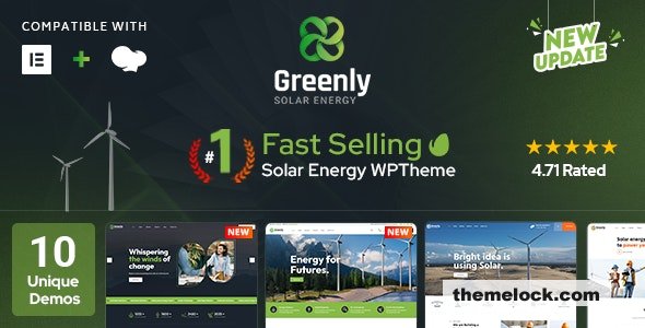 Greenly v7.1 - Ecology & Solar Energy WordPress Theme