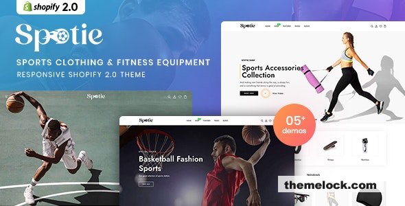 Spotie v1.0 - Sports Clothing & Fitness Equipment Shopify 2.0 Theme