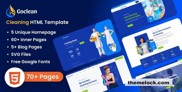 Go Clean - Multipurpose Cleaning Service and Renovation HTML Template