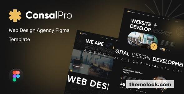 ConsalPro - Web Design Agency Figma Template