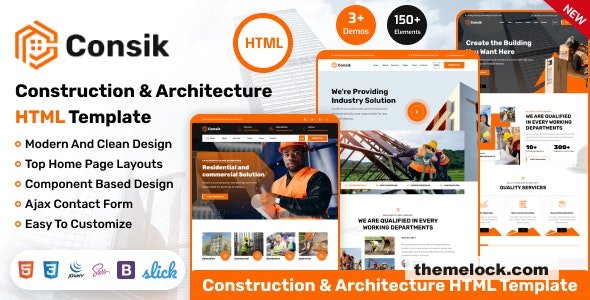 Consik - Construction & Architecture HTML Template