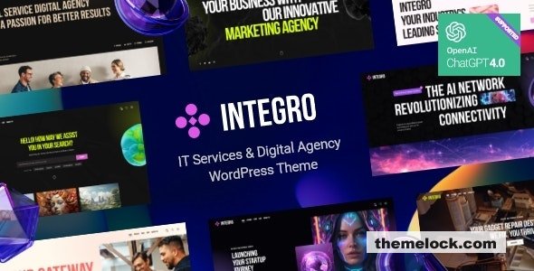 Integro v1.3 - IT Services & Digital Agency WordPress Theme