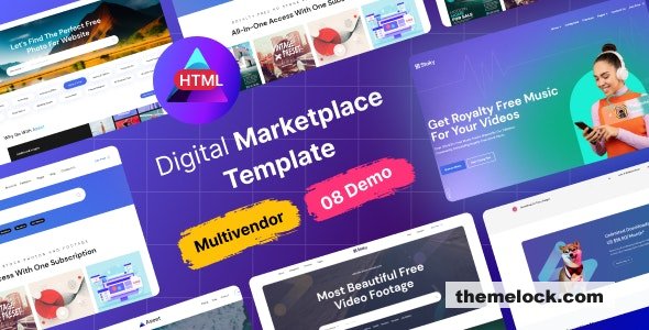 Markety - Digital Marketplace HTML Template
