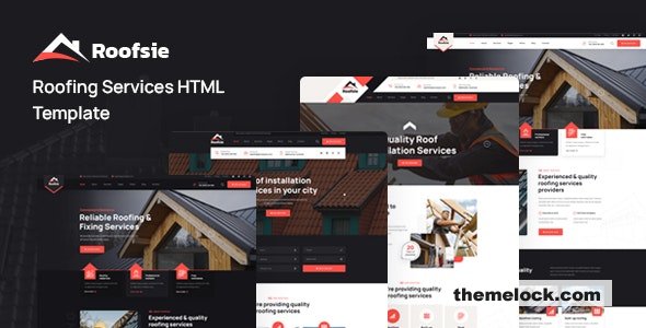 Roofsie - Roofing Services HTML Template