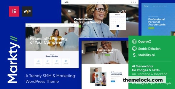 Markty v1.0 - SMM & Marketing WordPress Theme