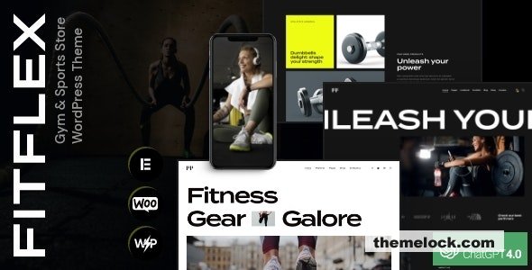 FitFlex v1.0 - Gym & Sports Store WordPress Theme