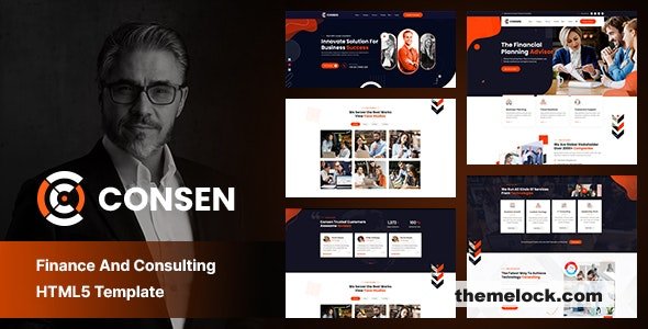 Consen – Finance and Consulting Template