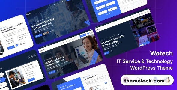 Wotech v1.0 - IT Service WordPress Theme