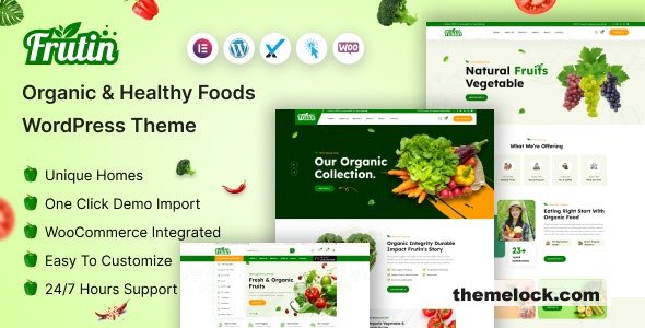 Frutin v1.0 - Organic & Healthy Food WordPress Theme