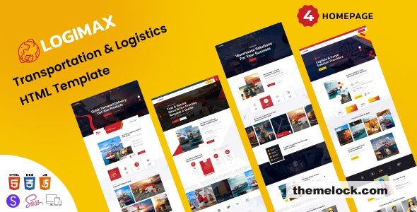 Logimax - Transportation & Logistics HTML Template