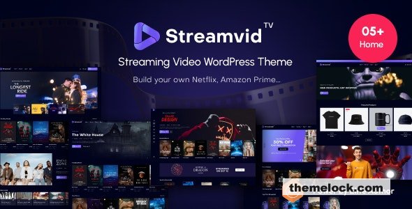 StreamVid v5.1.0 - Streaming Video WordPress Theme