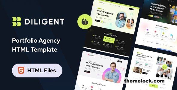 Diligent - Creative Agency & Portfolio HTML Template