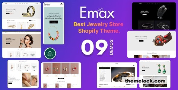 Emax - Jewelry Store Shopify OS 2.0 Theme