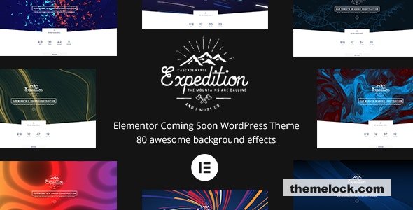Expedition v4.0.0 - Elementor Coming Soon WordPress Theme