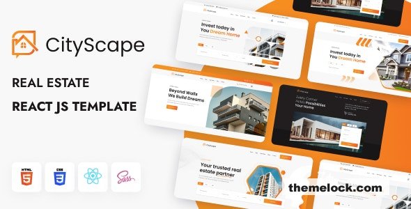CityScape – Real Estate React Js Template