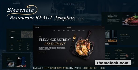 Elegencia v1.0 - Royale Restaurant ReactJS Template