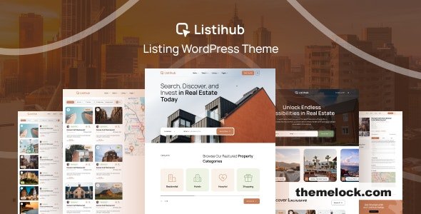 Listihub v1.0.4 - Listing WordPress Theme