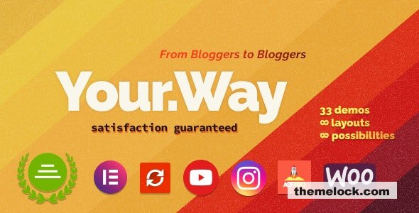 YourWay v1.2.4 - Multi-Concept Blog WordPress Theme