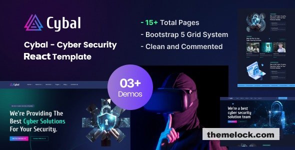 Cybal - Cyber Security Next js Template