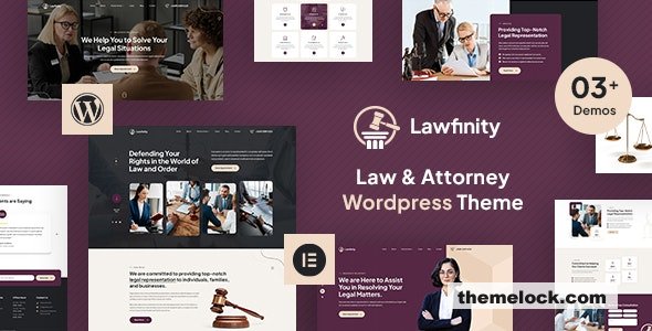 Lawfinity v1.1 - Law and Attorney WordPress Theme