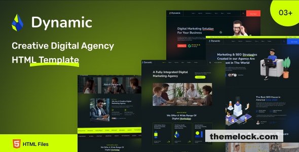 Dynamic - Creative Digital Agency HTML Template