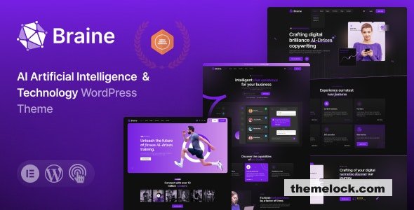 Braine v1.0 - Digital AI WordPress Theme