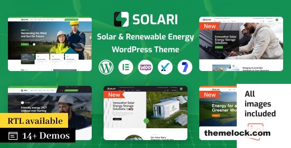Solari v1.1.5 - Ecology & Solar Energy WordPress Theme