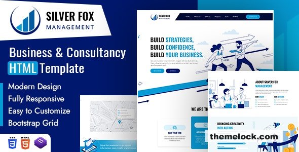 Silver Fox - Business & Consultancy HTML Template