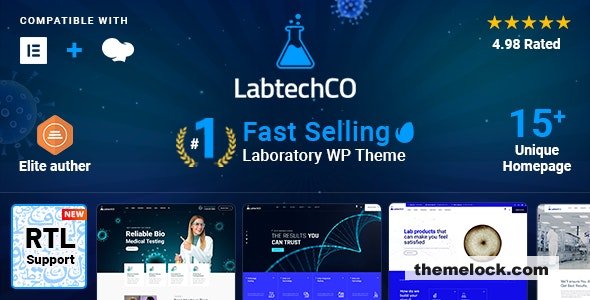 LabtechCO v7.4 - Laboratory & Science Research WordPress Theme