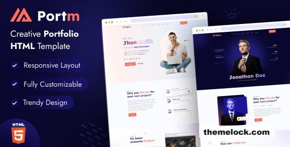 Portm - Personal Portfolio Template