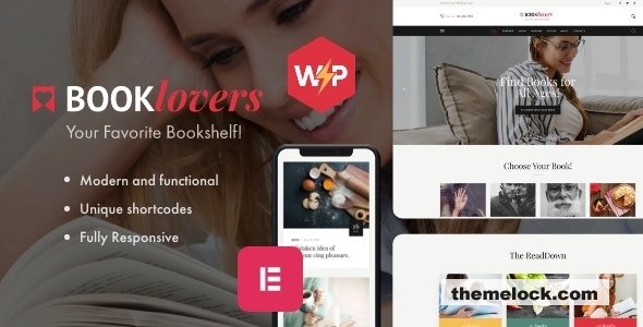 Booklovers v2.13 - Publishing House & Book Store WordPress Theme + RTL