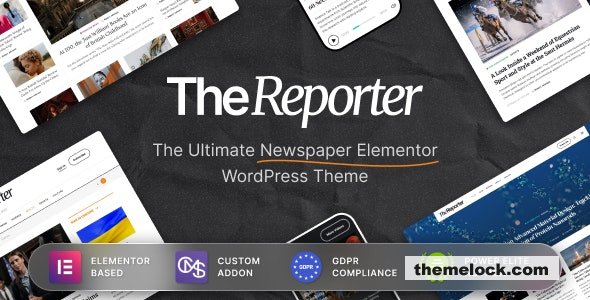 The Reporter v1.0.10 - Newspaper Editorial WordPress Theme